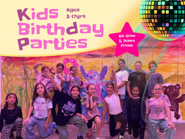 Children's Birthday Parties | Ages 3-17yrs