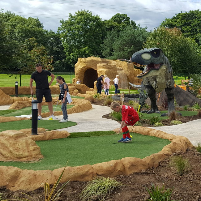 Tee Rex Adventure Golf and Foot Golf Parties 