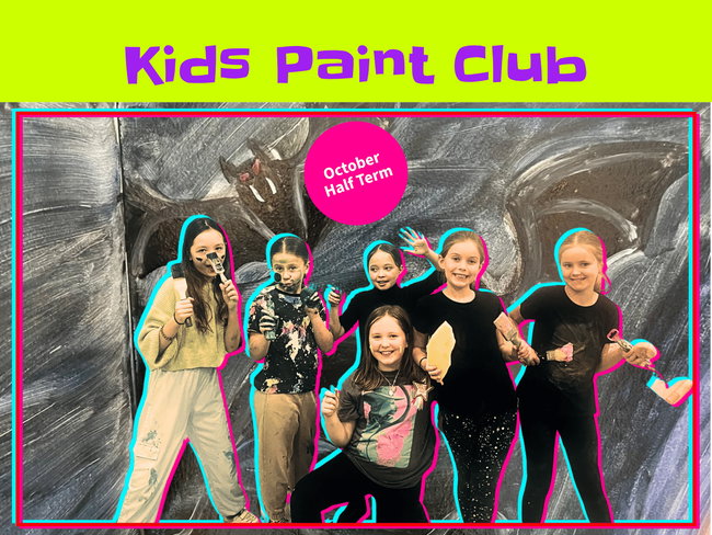 Drop & Go Holiday Kids Paint Club: October Half Term