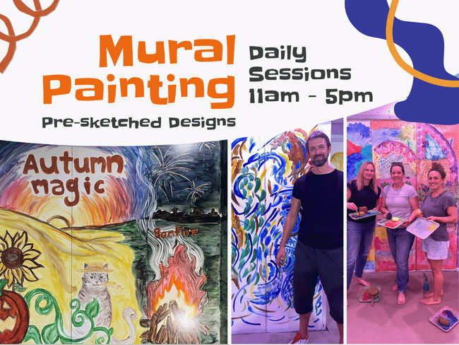 Mural Painting: Family Sessions | Artist Inspired | Kids Holiday Paint Club