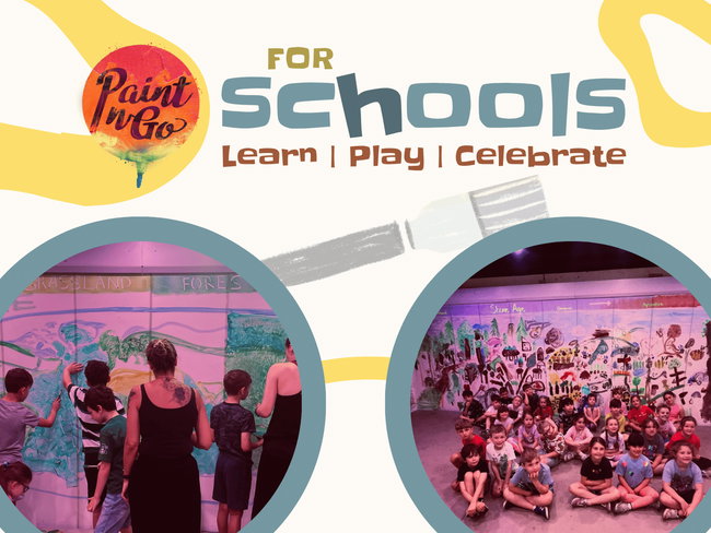 PaintnGo For Schools | Curriculum Sessions | Trips | Leaver Celebrations