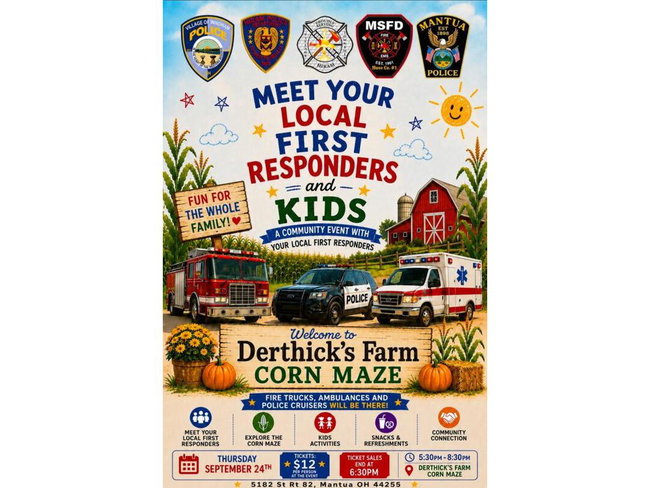 Local first responders community event (September 24) 
