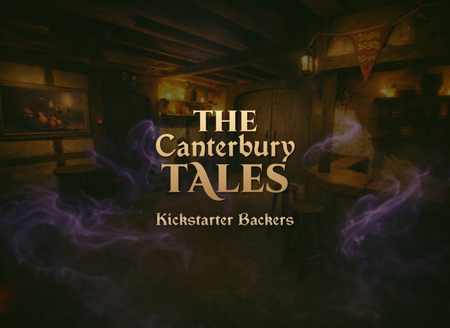 Kickstarter Backers - The Canterbury Tales