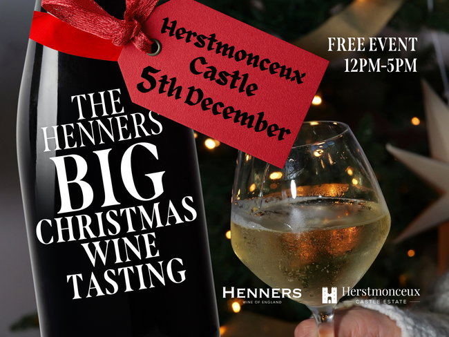 The Henners Big Christmas Wine Tasting at Herstmonceux Castle