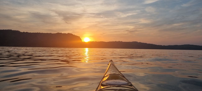 Sea Kayak Sunset Wild Food Experience in the English Riviera  