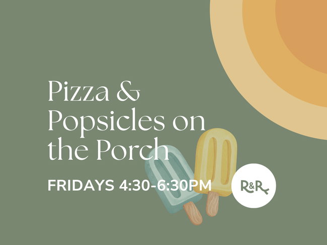 Pizza and Popsicles on the Porch Playdate