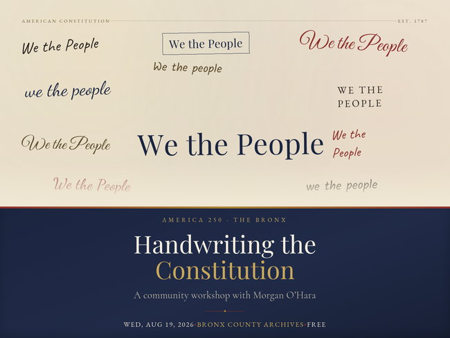 Handwriting the Constitution