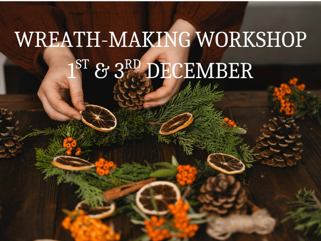 Natural wreath-making workshop - Tuesday 1st December 