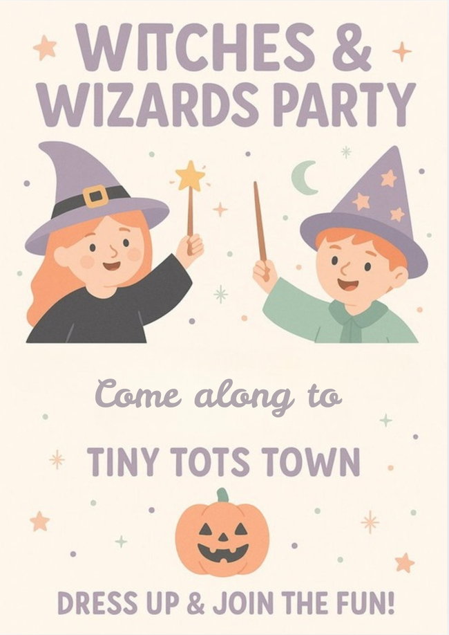 Witches & Wizards Party: 30th & 31st October
