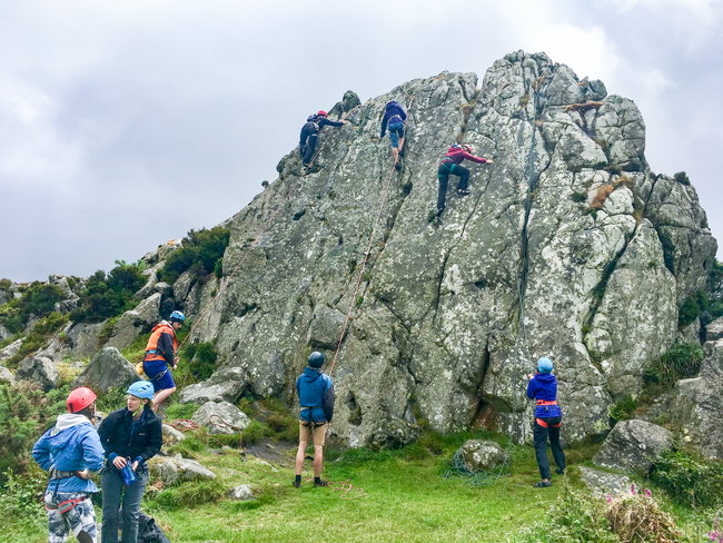 Half Day Outdoor Climbing Taster - Roche Rock (Families & Juniors)