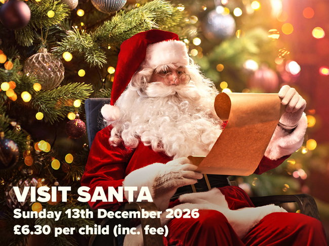 Book a Santa Slot: Sunday 13th December 2026