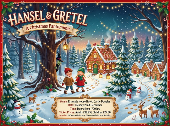 Hansel & Gretel - Christmas Pantomime 22nd December 2026