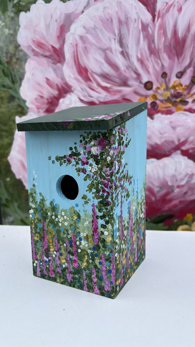 Bubbles and Birdhouses Acrylic Painting Experience at HQ