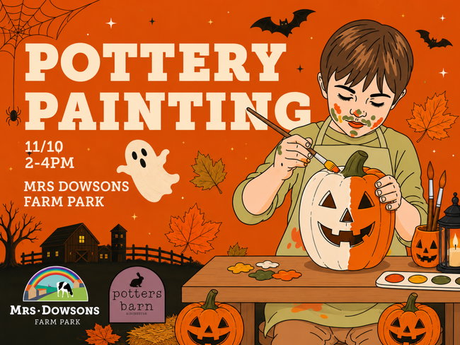 Spooky Pottery Painting at the Farm