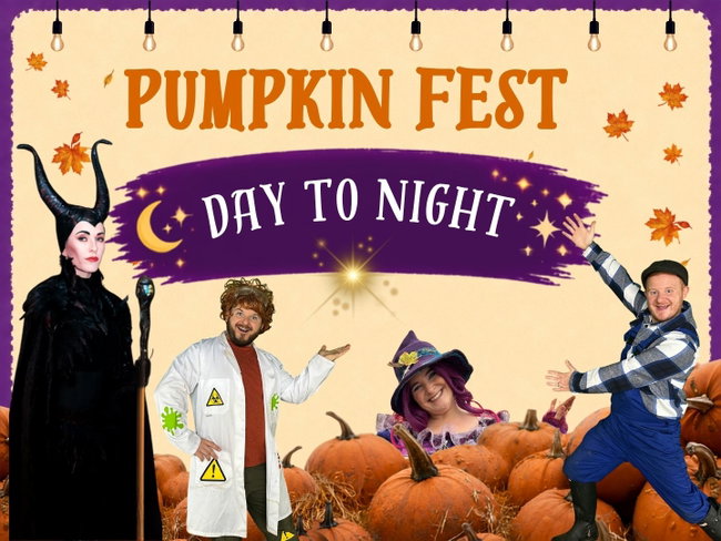 Pumpkin Fest Day to Night