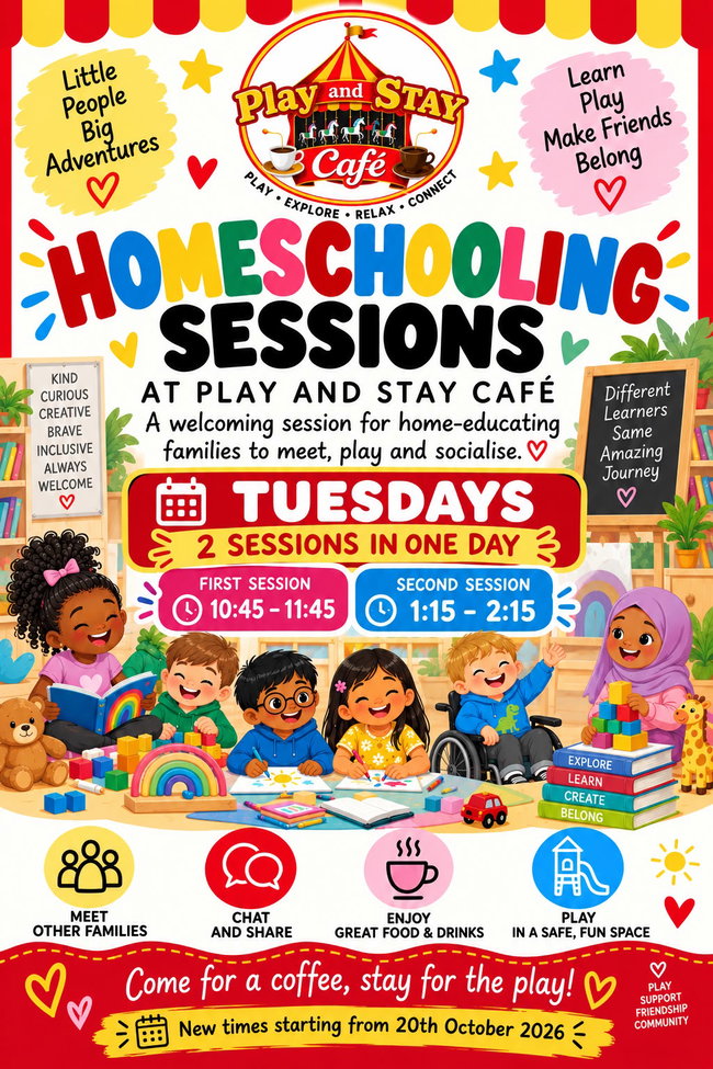 HOME SCHOOLING SESSIONS TUESDAYS