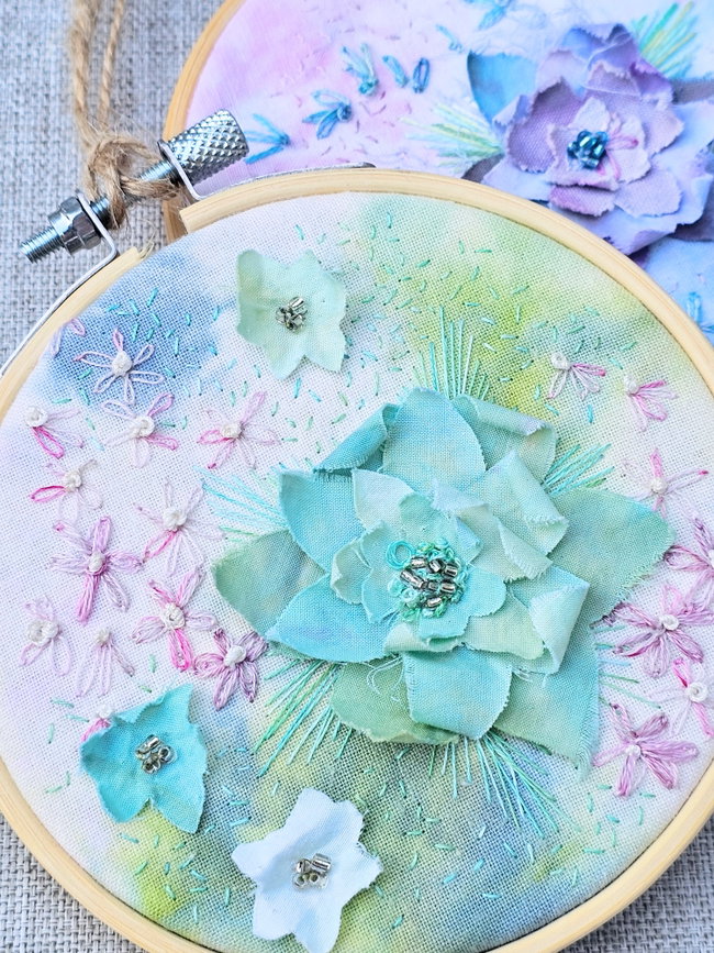 Fantasty Flower Stitched Doodle - September 5th