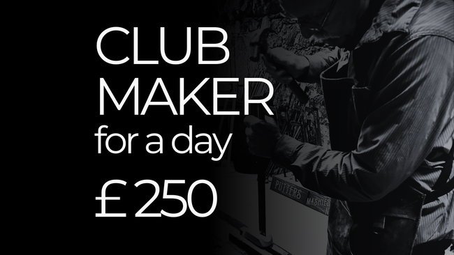 Clubmaker for a day gift card