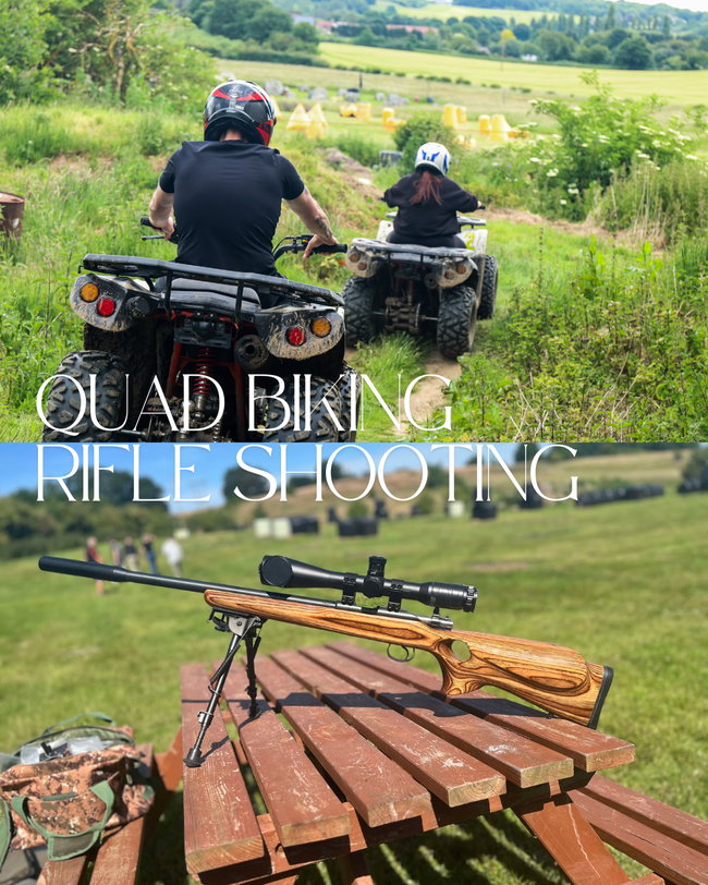 Quad Biking and Rifle Shooting