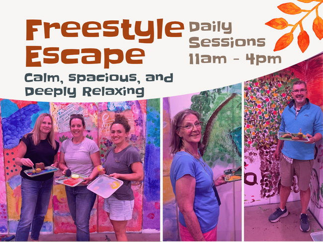 Freestyle "Escape" | Giant Wall Painting for Adults