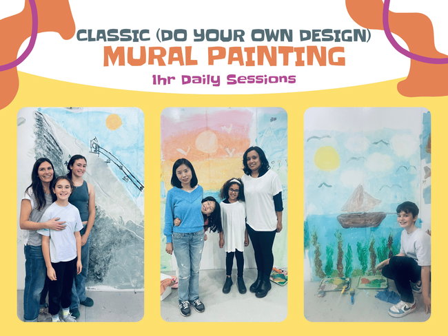 Classic Mural Painting | Do Your Own Design & Blank Canvas Walls