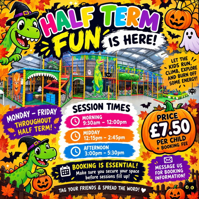 softplay entry half term 