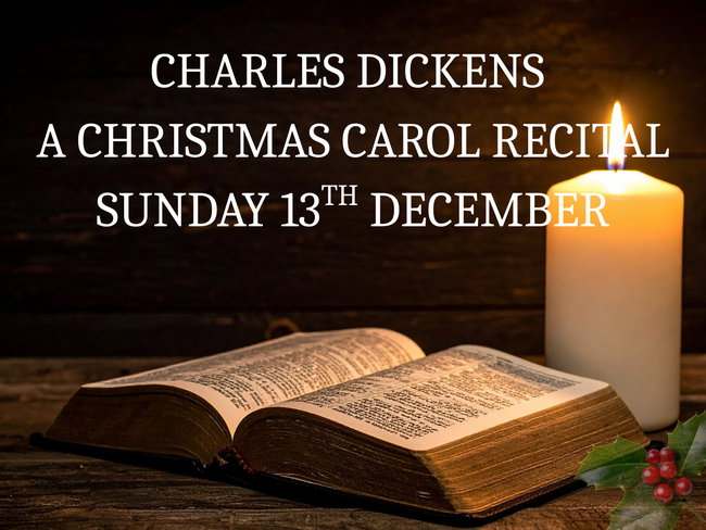 Charles Dickens - A Christmas Carol Recital - Sunday 13th December