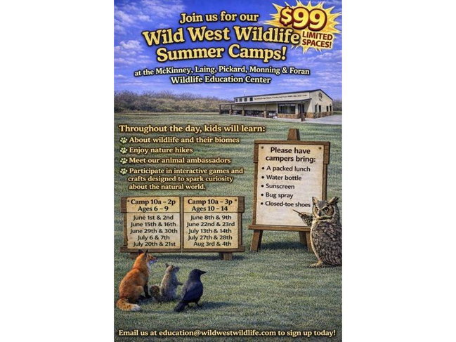 Two Day Summer Camp (Ages 6 - 9)