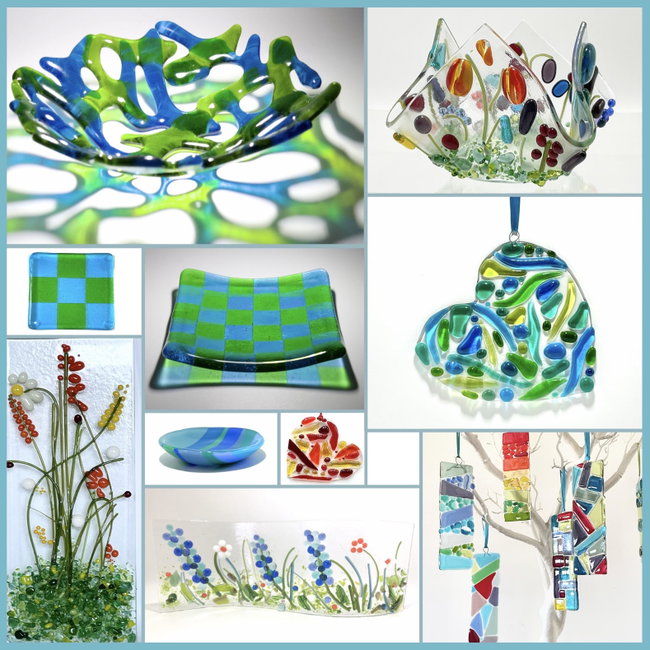 Three Hour Fused Glass workshop with Sally McRae
