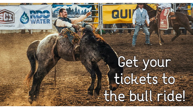 Hangin' for 8 Extreme Bull Riding