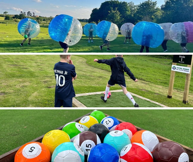 Bubble Football, Footgolf & Footpool