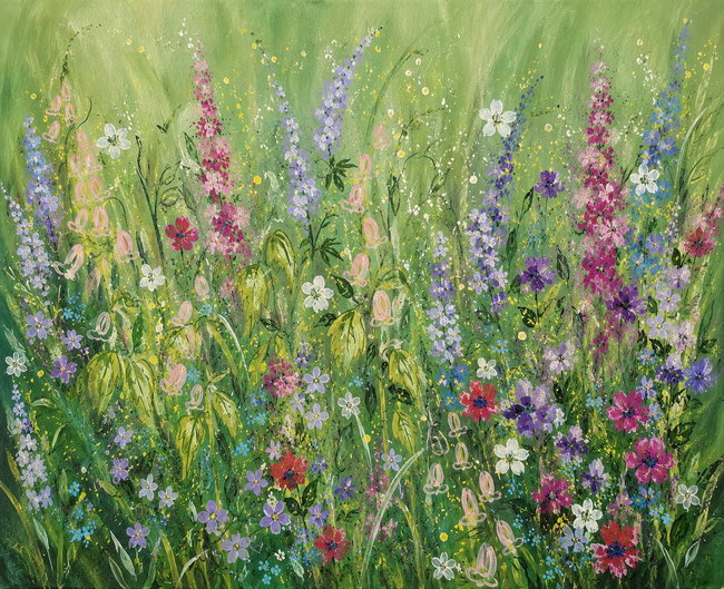 Summer Hedgerow Canvas Painting Experience at HQ