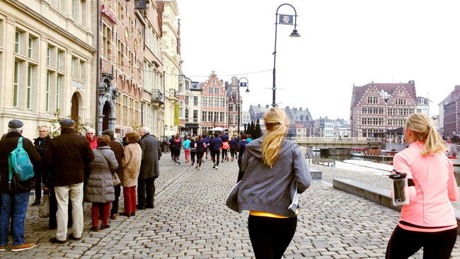 Ghent Running and Sightseeing Tour
