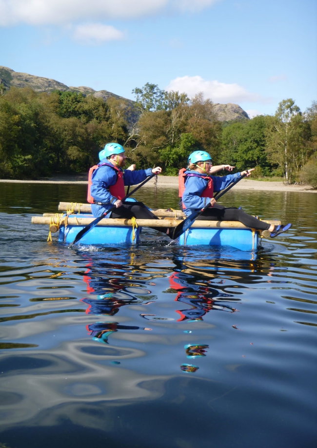 Raft building for 4