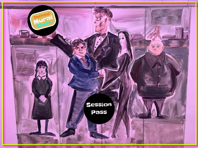 Session Pass | Track 1 | 9.30 - 10.30 | Themed Mural Studio & UV Glow Paint (Ages 5–12)