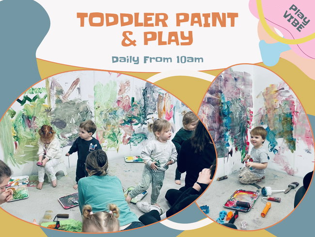 Toddler Paint | Ages 1yrs+ Messy Sensory Play & Character Outlines
