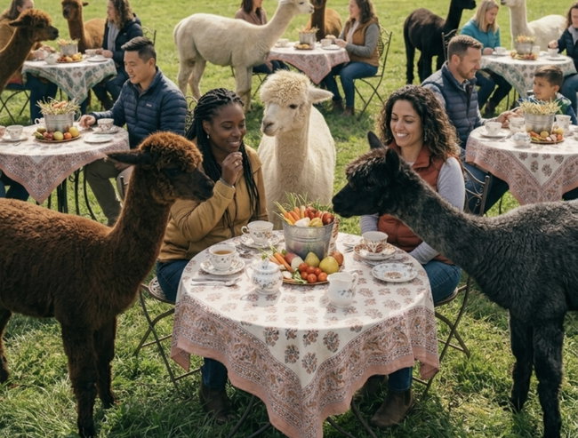 Spill the Tea With Alpacas