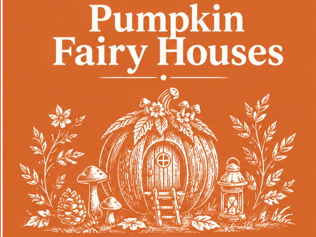 Pumpkin Fairy Houses