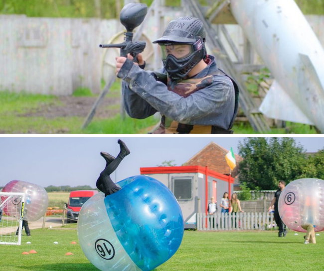 Junior Paintball & Bubble Football