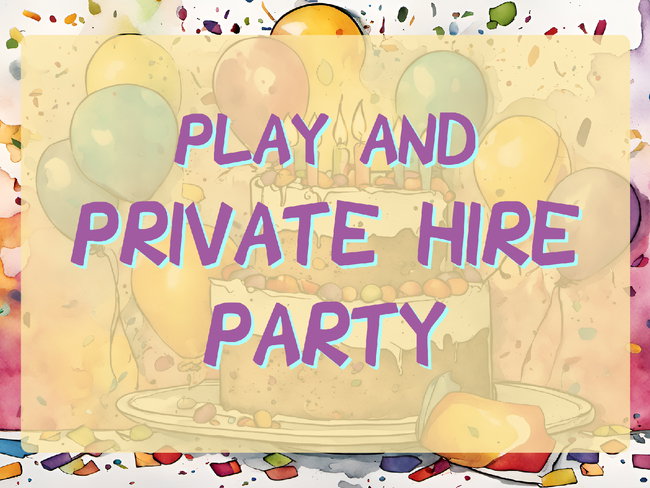 Play & Private Hire Party - from £412