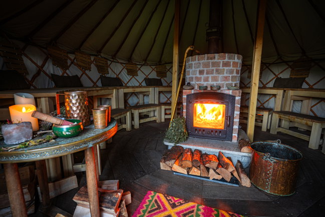 TIGH'N ALLUIS Yurt Sauna Experience (Social 60 min Session) GLENCULLEN ADVENTURE PARK
