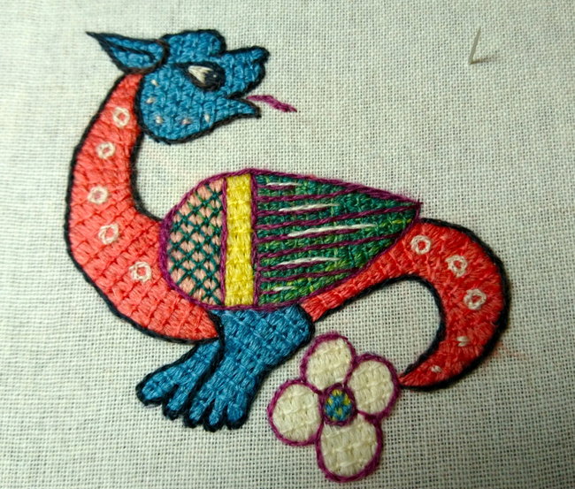 Couched/Laid Bayeux Embroidery Workshop
