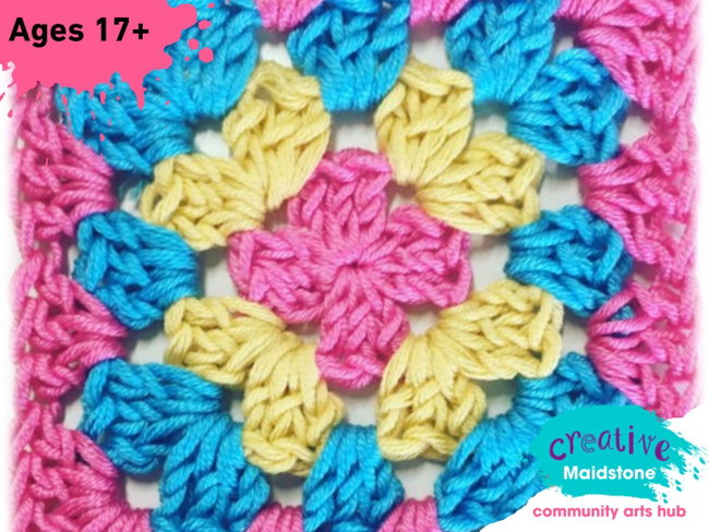 Creative Maidstone | Crochet Granny Squares | Tuesday 22 September