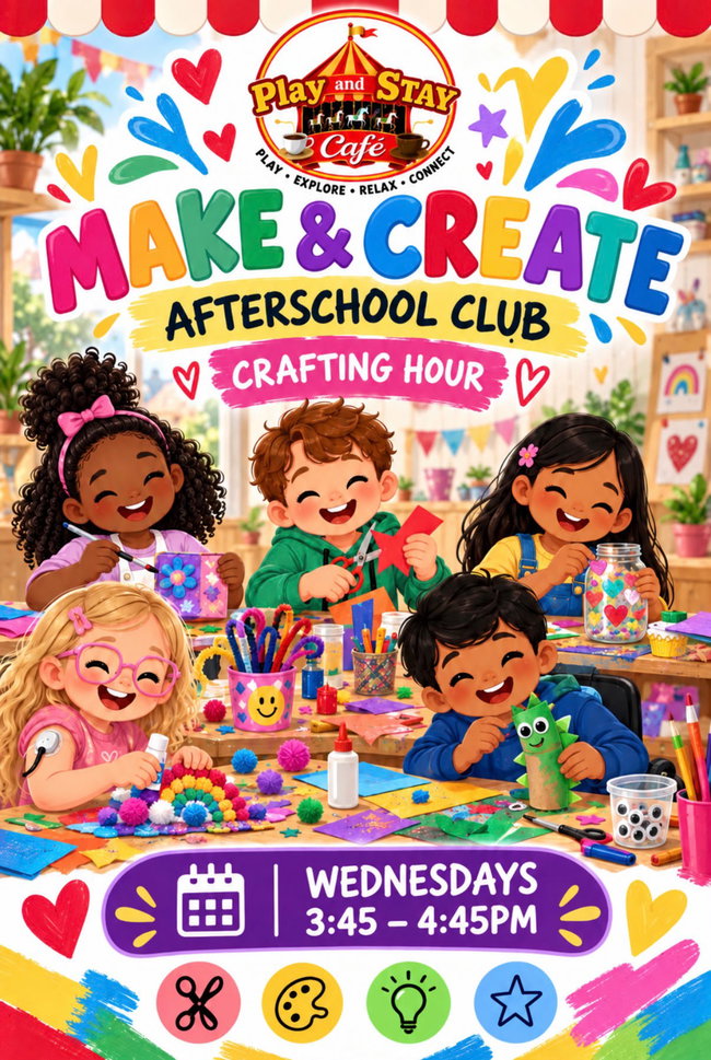 MAKE AND CREATE AFTERSCHOOL WEDNESDAYS