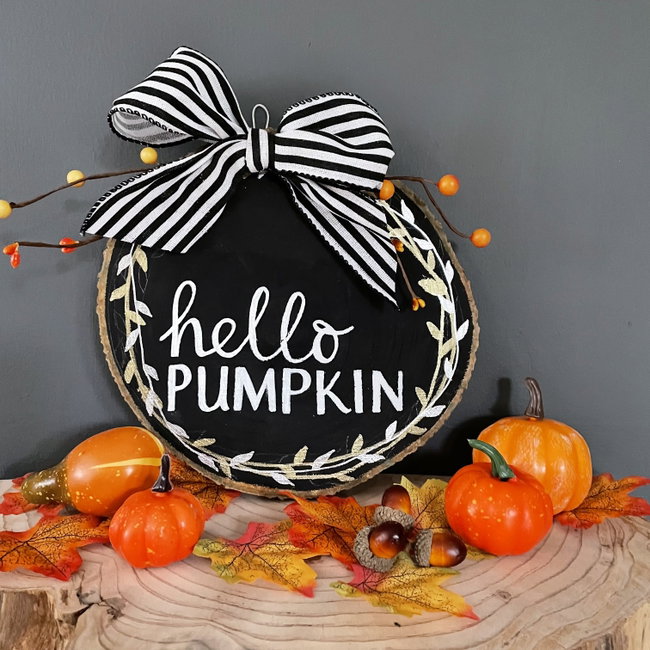 Autumn Wood Slice Class at HQ 