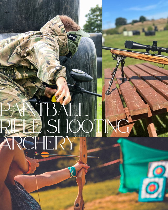 Paintball, Archery and Rifle Shooting