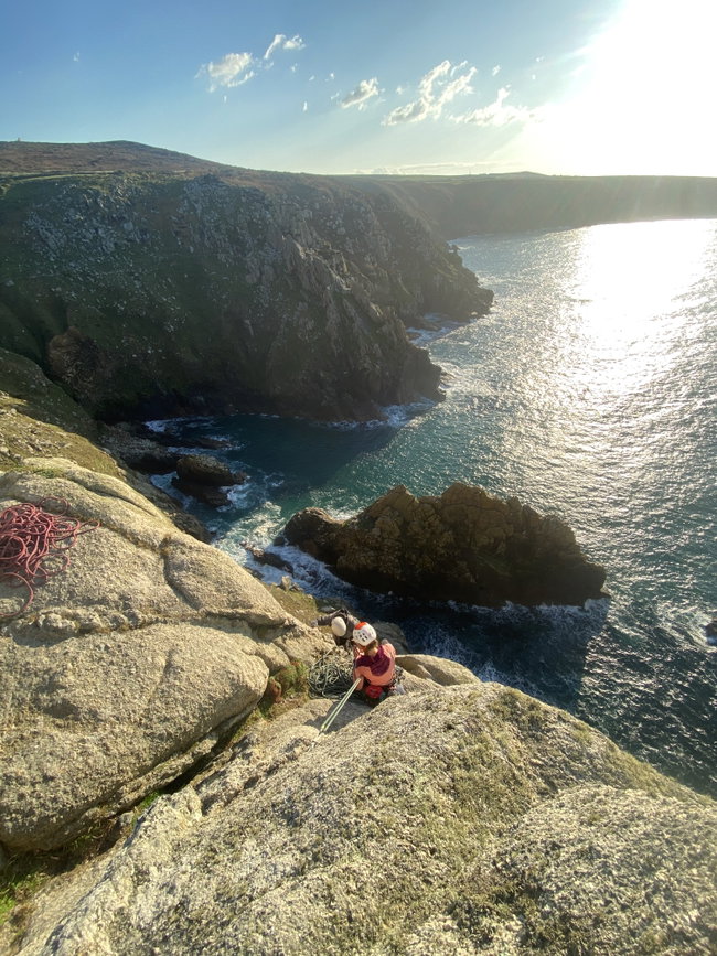 Guided Sea Cliff Climbing - Cornwall