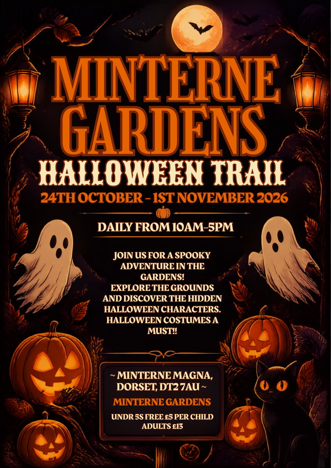 2026 HALLOWEEN TRAILS AT MINTERNE GARDENS