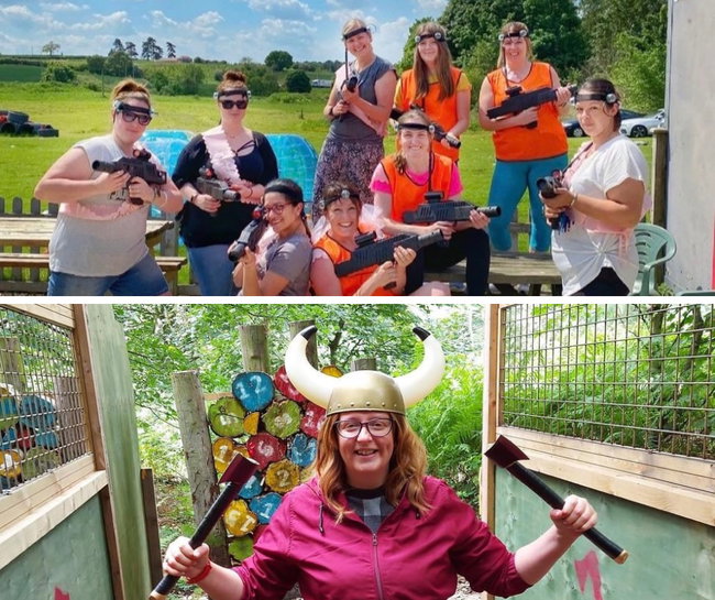 Laser Tag & Axe Throwing