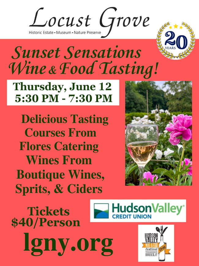 Sunset Sensations Wine and Food Tasting June 12, 2025  